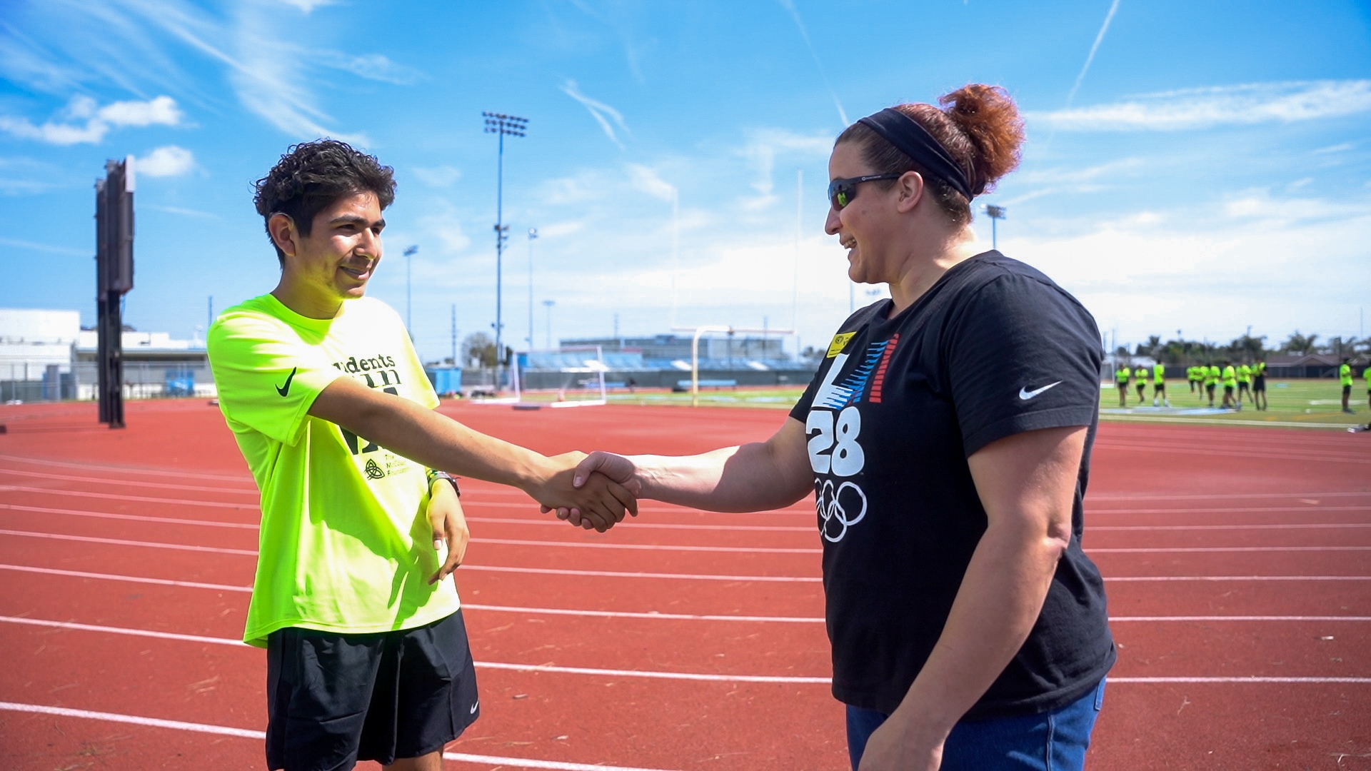 LA28 Provides 2,500 Uniforms to Los Angeles Public School Students Running Los Angeles Marathon image